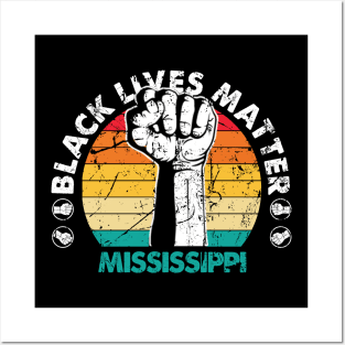 Mississippi black lives matter political protest Posters and Art